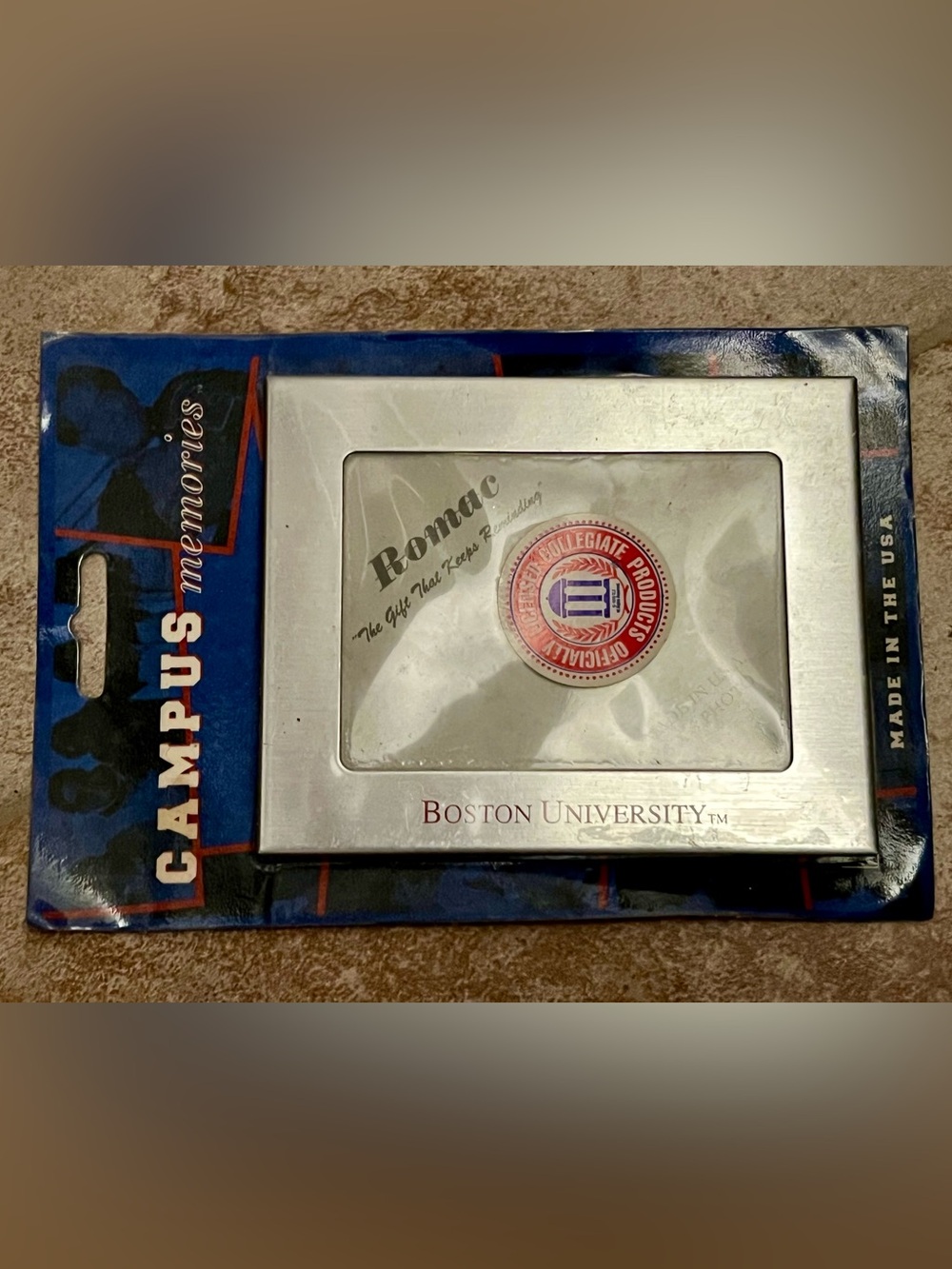 Boston University Silver Picture Frame 4x6